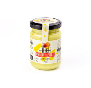 Alioli met Sinaasappel en Saffraan (Per 6 stuks)