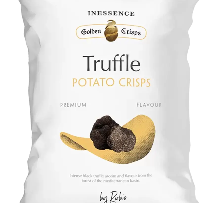 Zwarte truffel chips (Per 20 stuks)