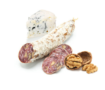 Franse worst met roquefort en walnoot (Per 6 stuks)