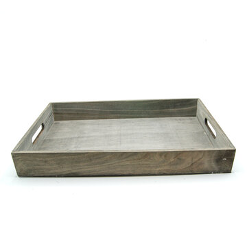 Houten dienblad ca 44x27x6 cm (5st)