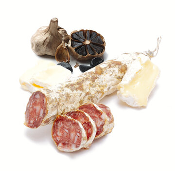 Droge worst met Brie en Zwarte knoflook (Per 6 stuks)