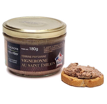 SVA Terrine van de wijnboer met Saint Emilion (Per 6 stuks)