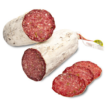 Maison Chillet Snijworst rund-kalkoen groene olijf (2,8 kilo) (Per stuk)