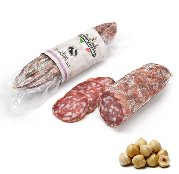 Salami Hazelnoot vacuum verpakt (Per 5 stuks)