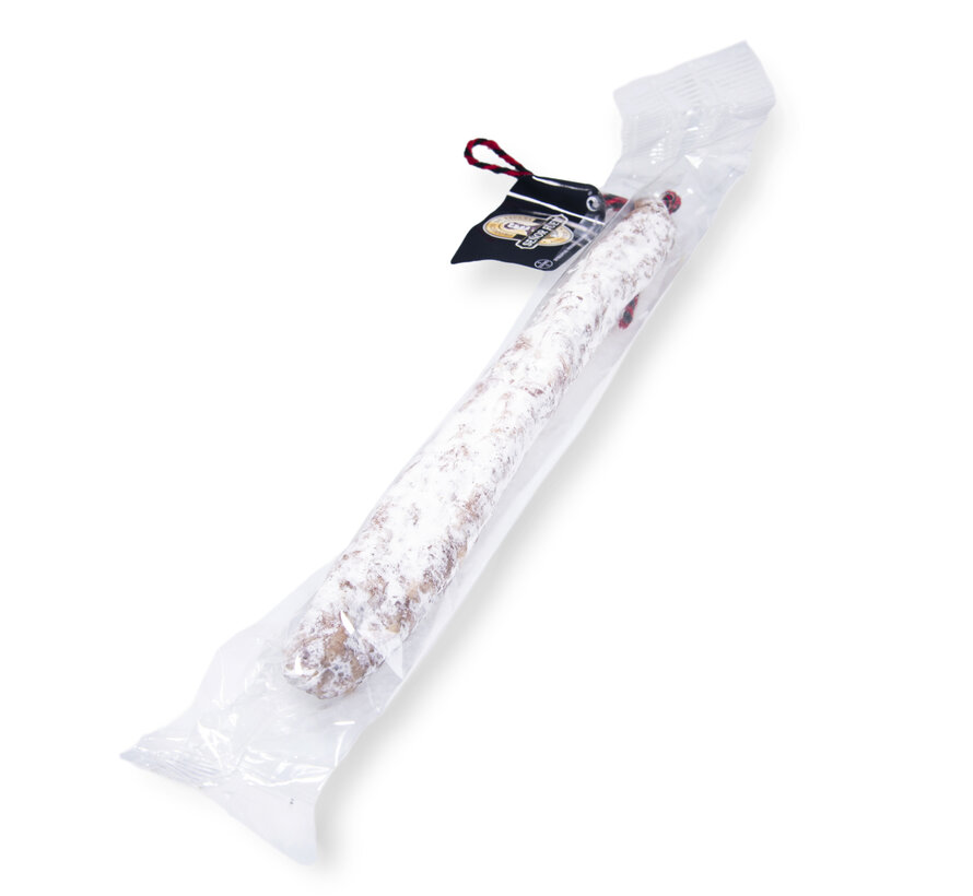 Spaanse gedroogde worst met truffelsmaak in Flowpack (Per 5 stuks)