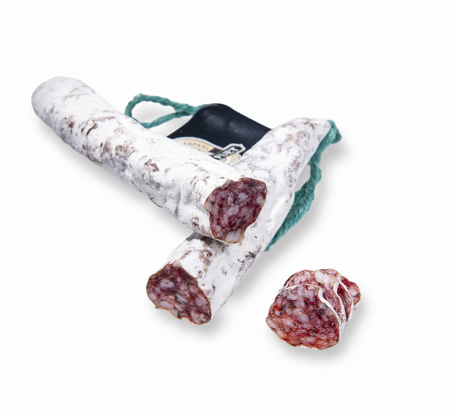 Spaanse gedroogde worst met basilicum (Per 5 stuks)