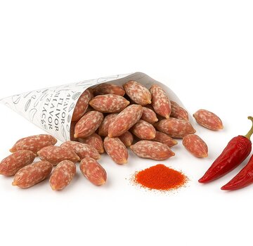 Mini droge worstjes Piment d'Espelette AOP