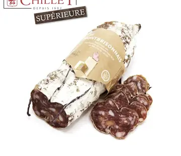 Maison Chillet Supérieure Kaas worst Le Montbrisonnais (+/-350 gr.) (Per stuk)