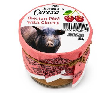Spaanse Iberico pate met kersen (Per 12 stuks)