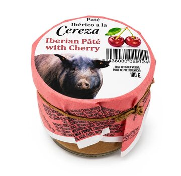 Spaanse Iberico pate met kersen (Per 12 stuks)