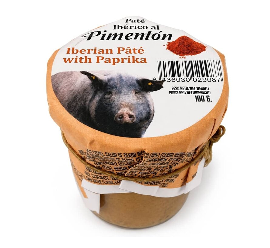 Spaanse pate van iberico zwijn met pate (Per 12 stuks)