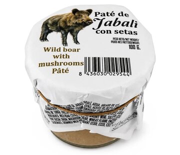 Spaanse Wildzwijnpate met paddenstoelen (Per 12 stuks)