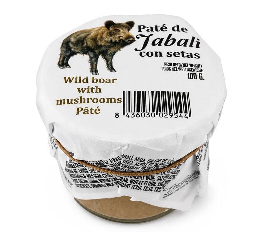 Spaanse pate van Wildzwijn en paddenstoelen (Per 12 stuks)