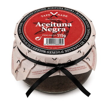 Zwarte olijven tapenade (Per 12 stuks)