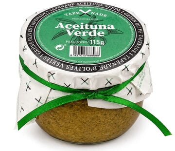Groene olijven tapenade (Per 12 stuks)