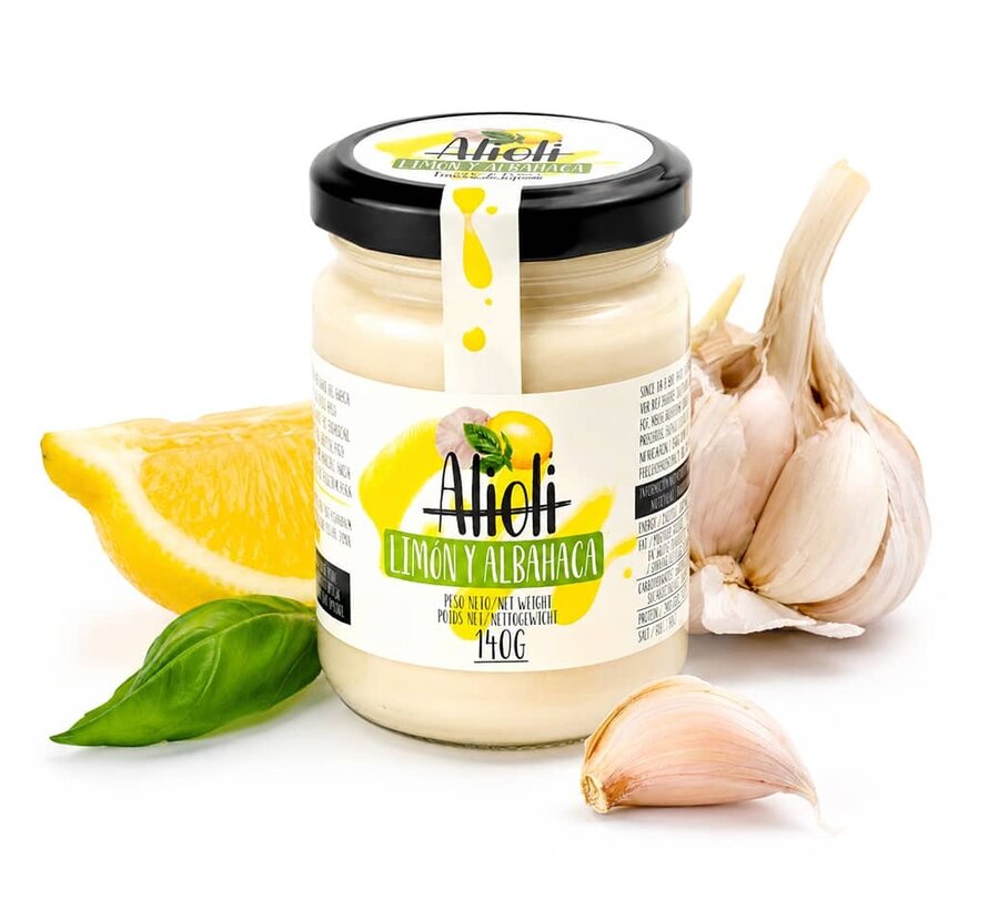 Alioli Limon y Albahaca (Per 6 stuks)