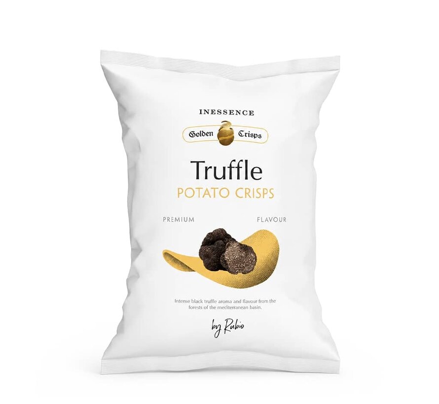 Zwarte truffel chips (Per 20 stuks)