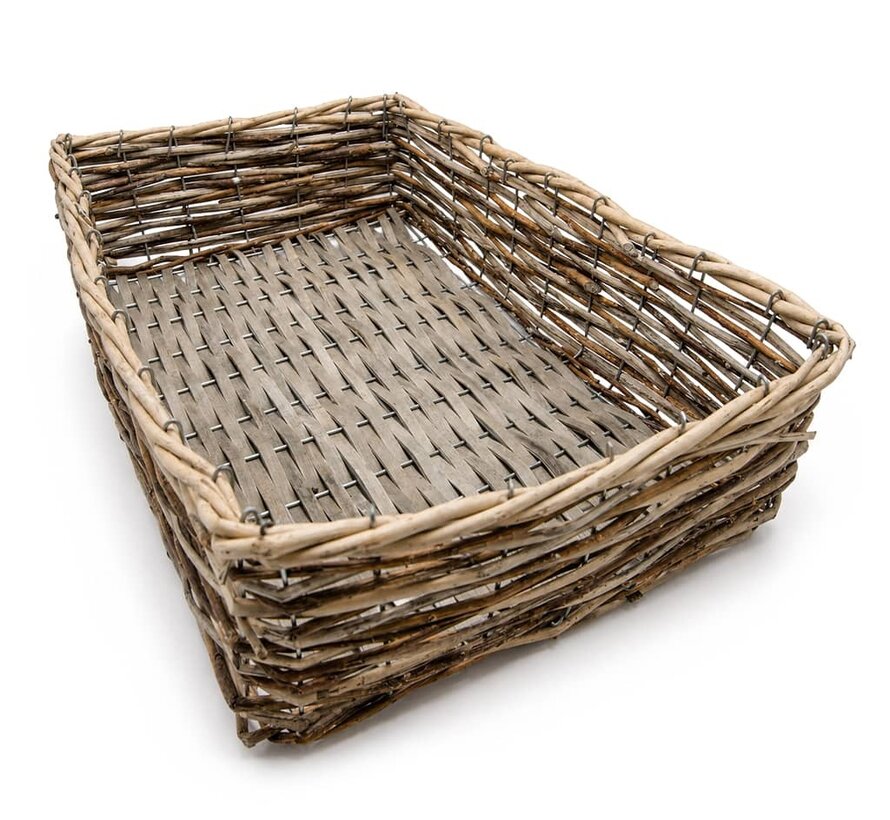 Mand met ijzeren frame 54x32cm