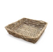Mand met ijzeren frame vierkant 32cm (10st) (Per 10 stuks)