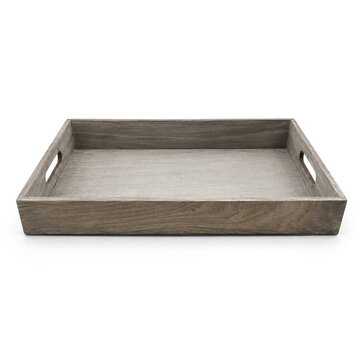 Houten dienblad ca 44x27x6 cm (5st)