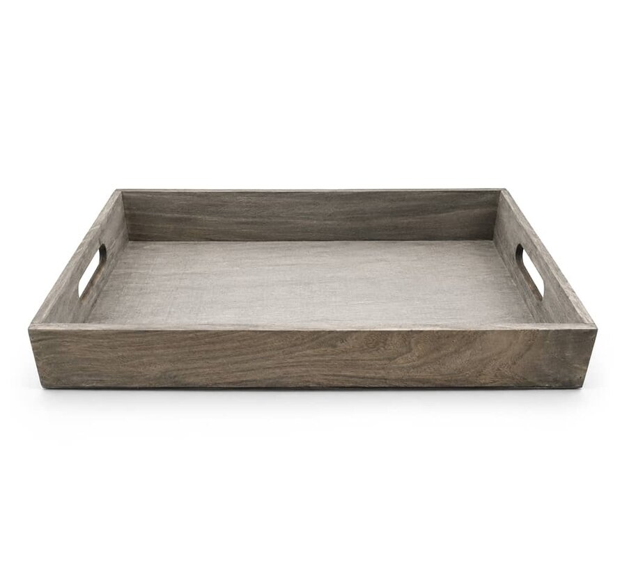 Houten dienblad ca 44x27x6 cm