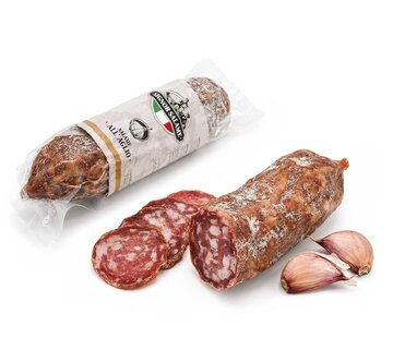 Salami met Knoflook vacuum verpakt (Per 5 stuks)
