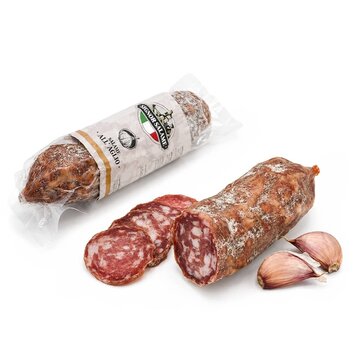 Salami met Knoflook vacuum verpakt  (Per 5 stuks)
