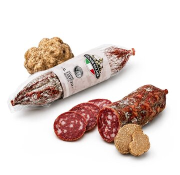 Salami met witte truffel vacuum verpakt  (Per 5 stuks)