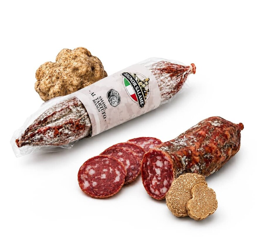 Salami met witte truffel vacuum verpakt  (Per 5 stuks)