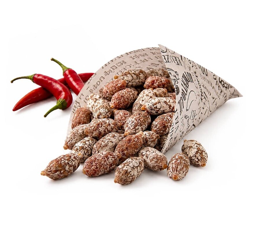 Gedroogde mini worstjes Piment d'Espelette AOP