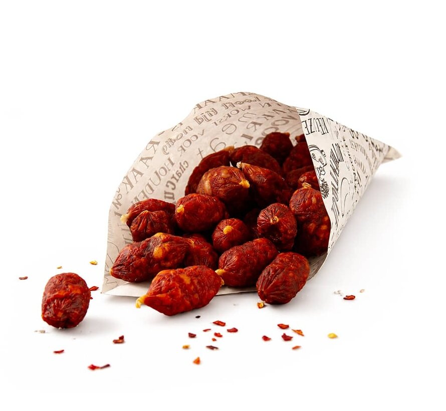 Gedroogde mini worstjes chorizo (Per stuk)
