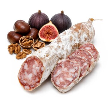 Maison Chillet Droge worst met kastanje, walnoot en vijgen 160 gram