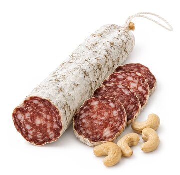 Monsieur Saucisson Franse worst met cashewnoten- M.Chillet 160g