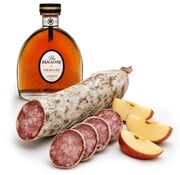 Franse worst Calvados appel (Per 6 stuks)