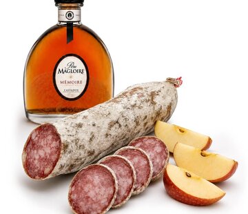 Franse worst Calvados appel (Per 6 stuks)