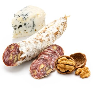 Franse worst met roquefort en walnoot (Per 6 stuks)