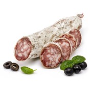 Franse worst met zwarte olijf en basilicum (Per 6 stuks)