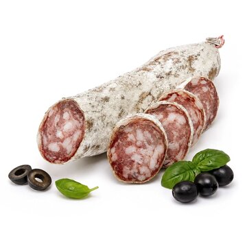 Franse worst met zwarte olijf en basilicum (Per 6 stuks)