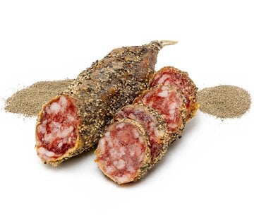 Franse worst met peper  (Per 6 stuks)