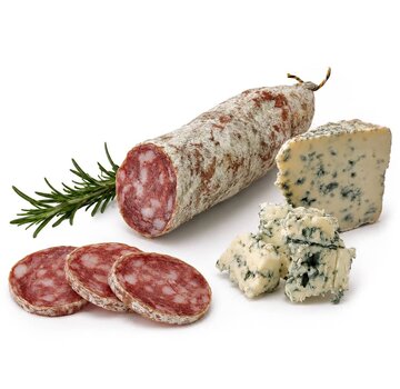 Franse worst met Bleu d'Auvergne kaas (Per 6 stuks)