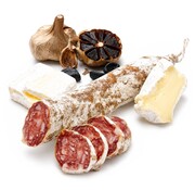 Droge worst met Brie en Zwarte knoflook (Per 6 stuks)
