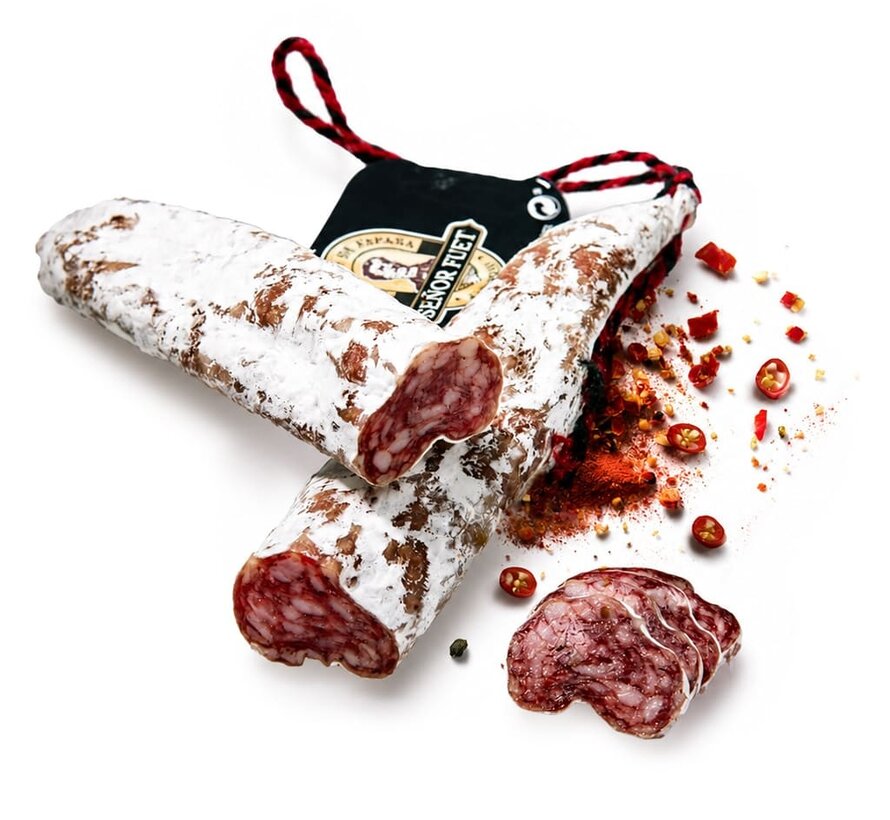 Spaanse gedroogde worst met pikante peper (Per 5 stuks)