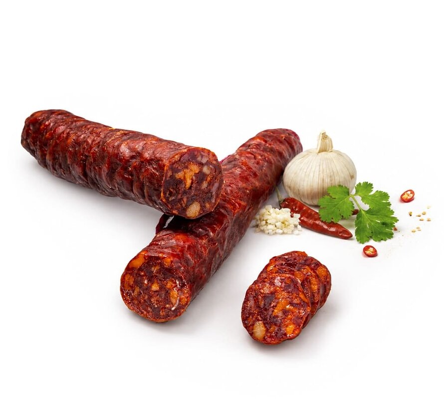 Spaanse gedroogde worst chorizo pikant (Per 5 stuks)