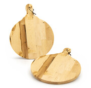 Borrelplank rond(Per 12 stuks)