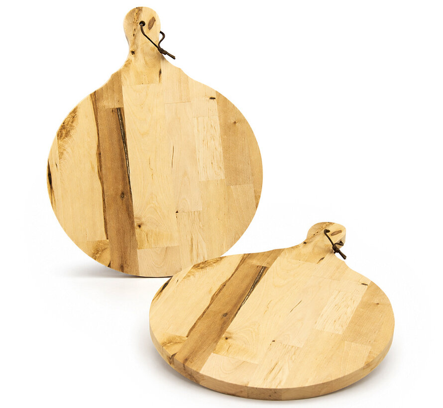 Moderne ronde borrelplank (Per 12 stuks)