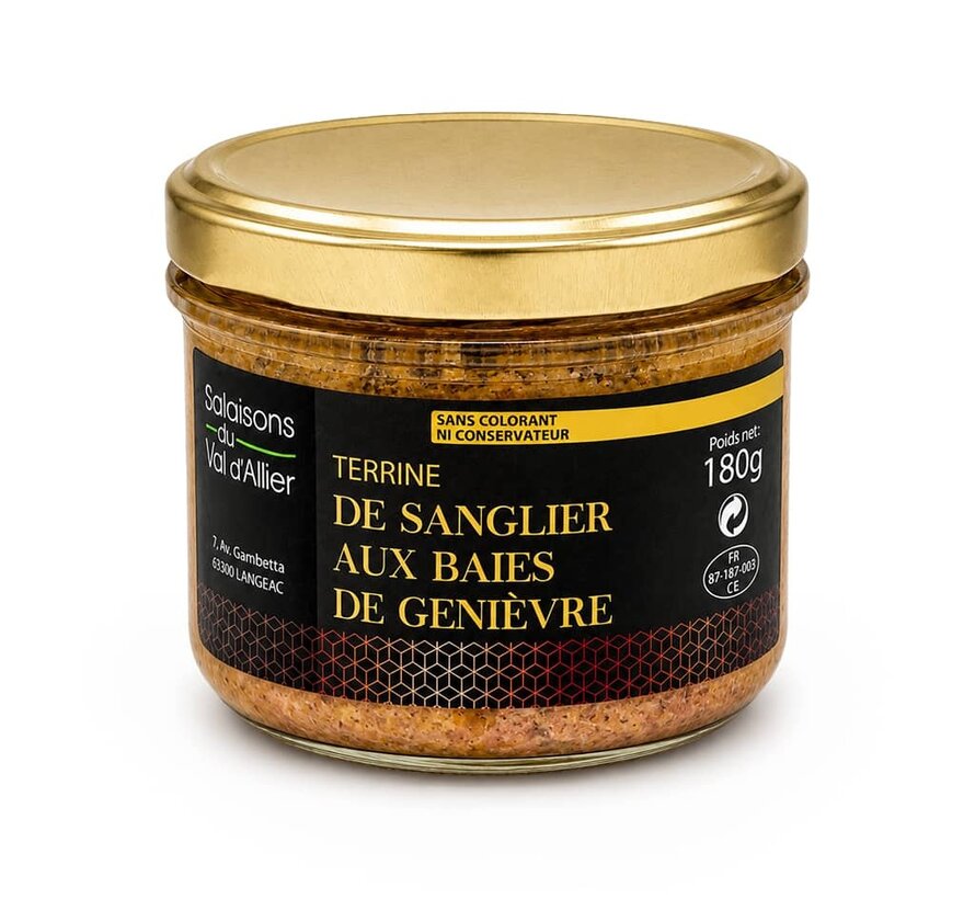 Franse Terrine Everzwijn met Jenever (Per 6 stuks)