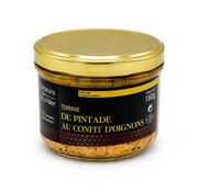 Terrine Parelhoen met gekonfijte uitjes  (Per 6 stuks)