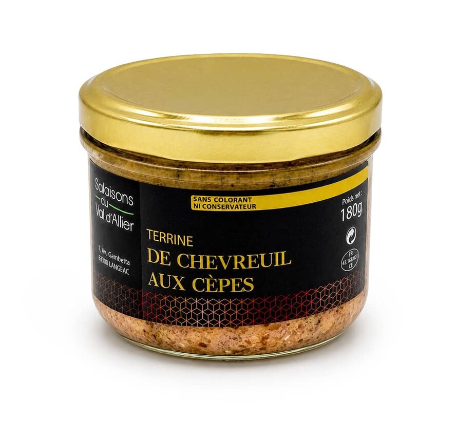 Franse Terrine Reebok en Eekhoorntjesbrood  (Per 6 stuks)