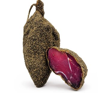 Droge ham omhuld met zwarte peper (Per stuk)