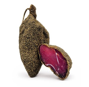 Droge ham omhuld met zwarte peper (Per stuk)